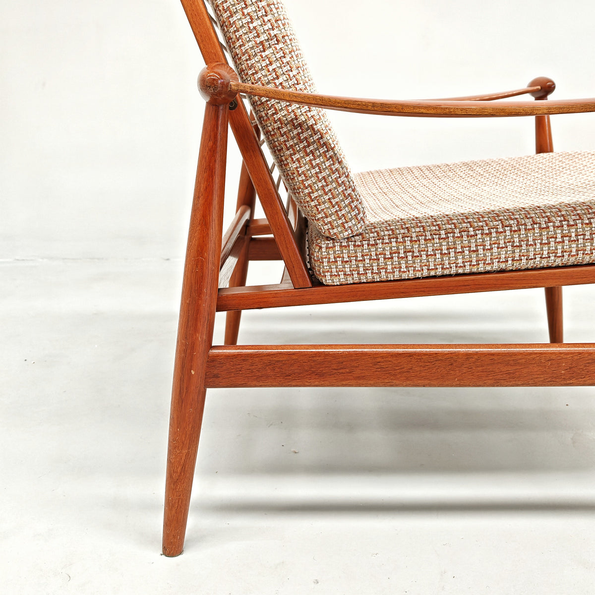 Fauteuil lounge danois modèle « Spade » FD 133 de Finn Juhl pour France & Son, années 60