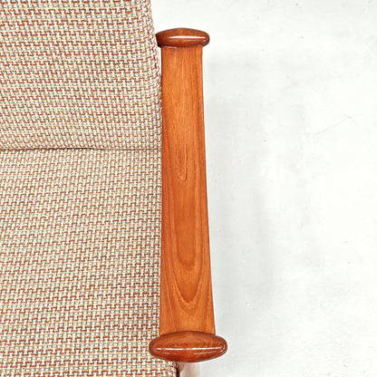 Fauteuil lounge danois modèle « Spade » FD 133 de Finn Juhl pour France & Son, années 60