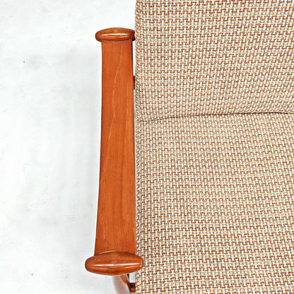 Fauteuil lounge danois modèle « Spade » FD 133 de Finn Juhl pour France & Son, années 60