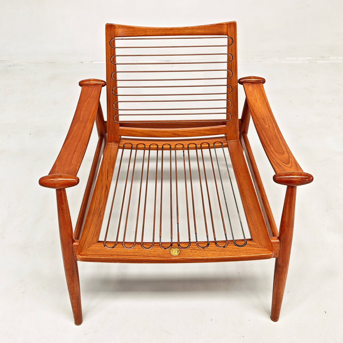 Fauteuil lounge danois modèle « Spade » FD 133 de Finn Juhl pour France & Son, années 60
