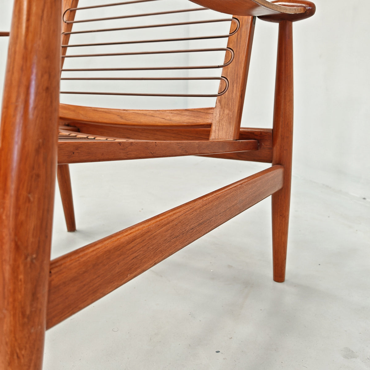 Fauteuil lounge danois modèle « Spade » FD 133 de Finn Juhl pour France & Son, années 60