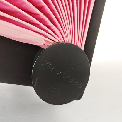 Chaise longue dormeuse verde e fucsia  "Miranda" Paolo Nava per Flexform anni 80