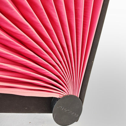 Chaise longue dormeuse verde e fucsia  "Miranda" Paolo Nava per Flexform anni 80