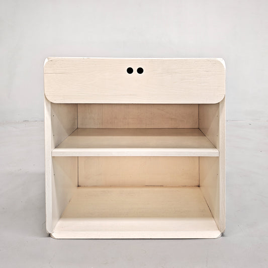 Comodino Samara Designer Derk Jan de Vries, produttore Maisa, anni '70.