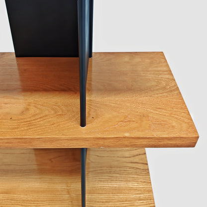 Mobile libreria in rovere, Charlotte Perriand, anni 70 (130 cm)