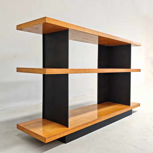 Mobile libreria in rovere, Charlotte Perriand, anni 70 (130 cm)