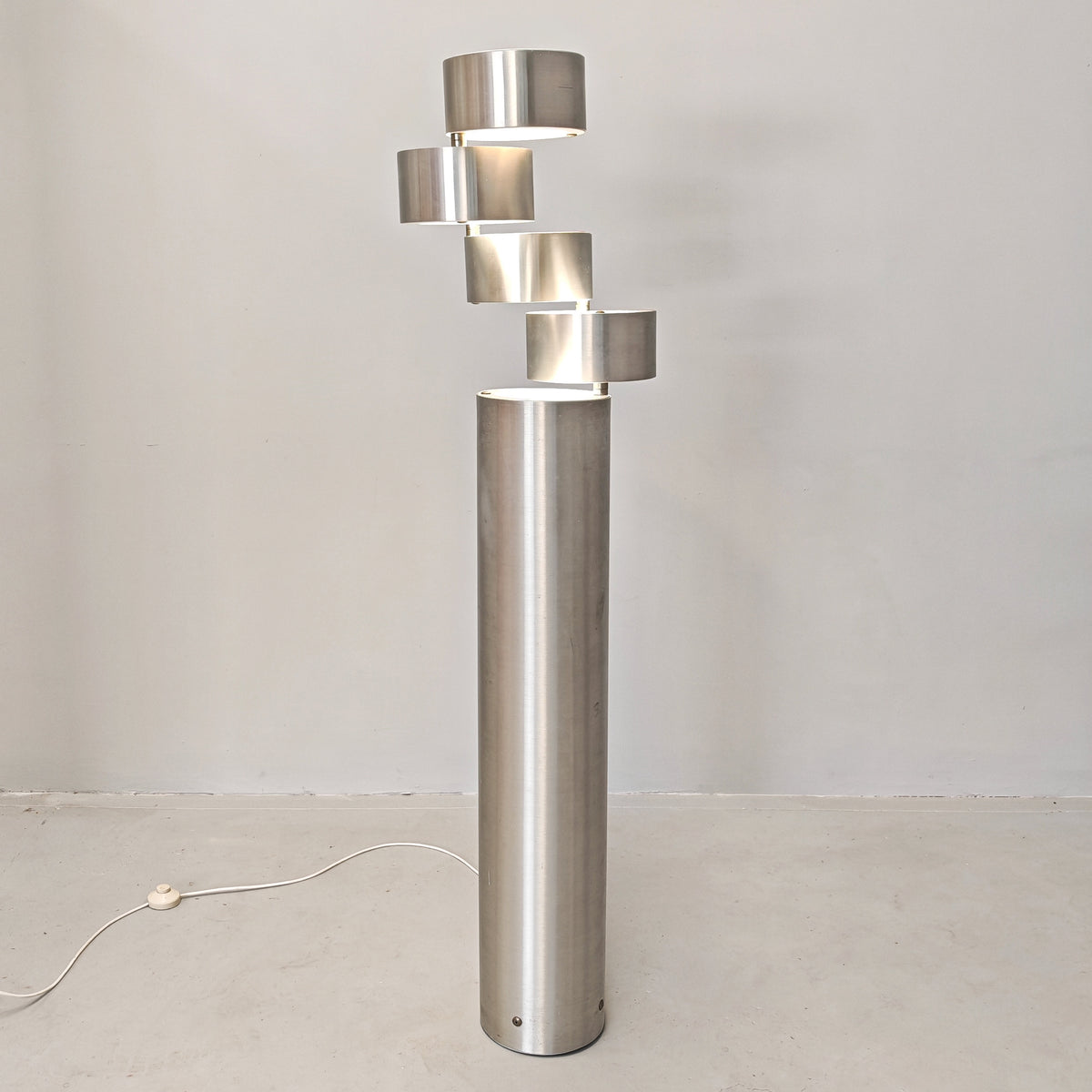 Lampada da terra "Domingo" F.Sartoni per Stilux anni 70