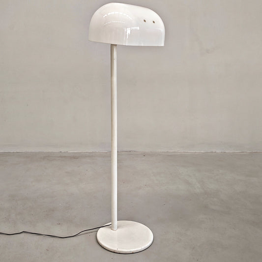 Lampada piantana bianca anni 70 space age