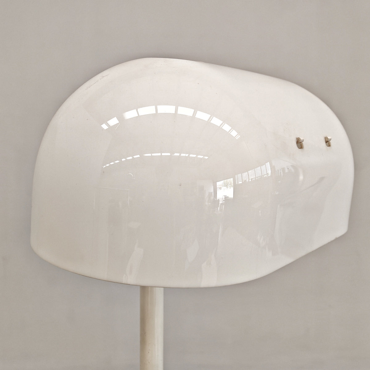 Lampada piantana bianca anni 70 space age