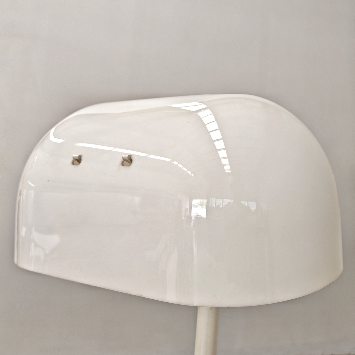 Lampada piantana bianca anni 70 space age