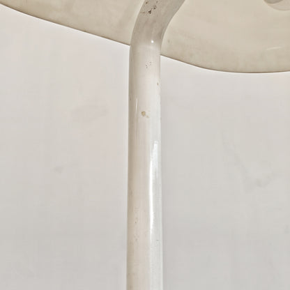 Lampada piantana bianca anni 70 space age