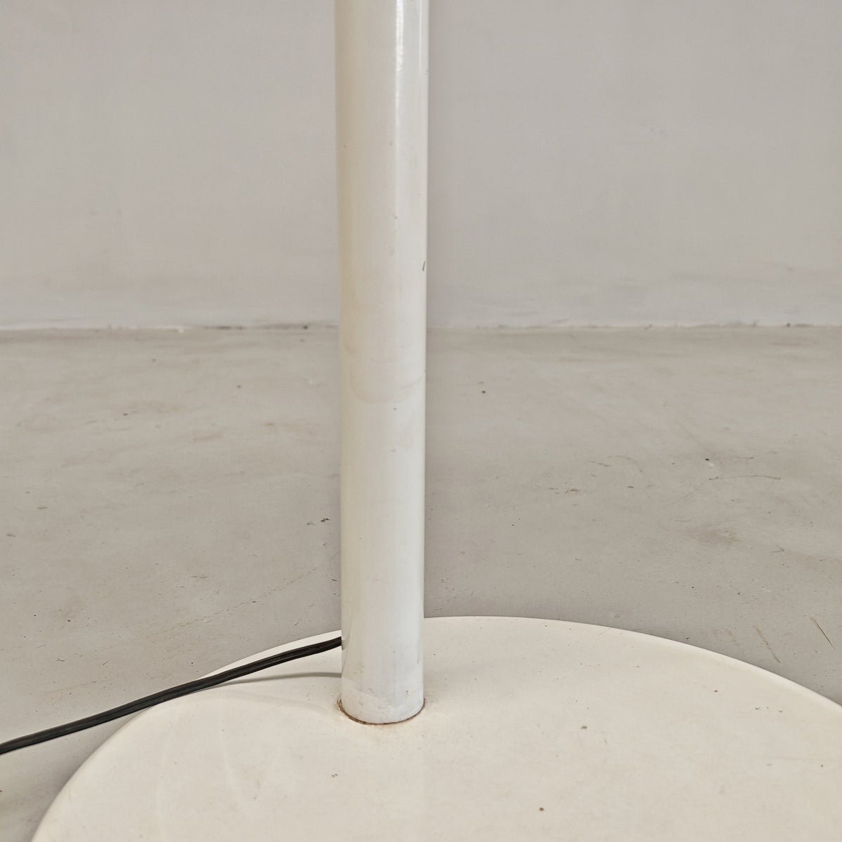 Lampada piantana bianca anni 70 space age