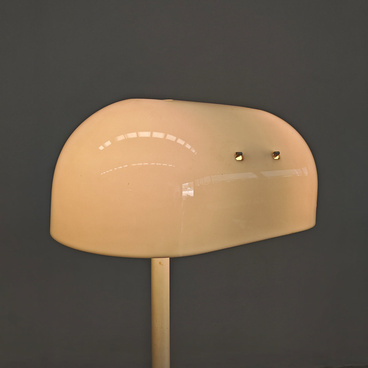 Lampada piantana bianca anni 70 space age