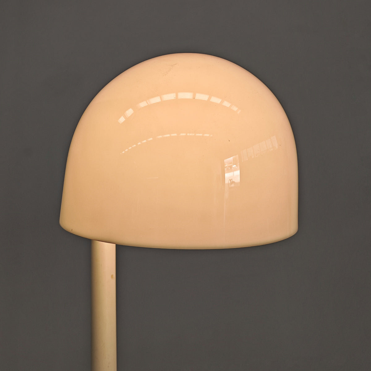 Lampada piantana bianca anni 70 space age