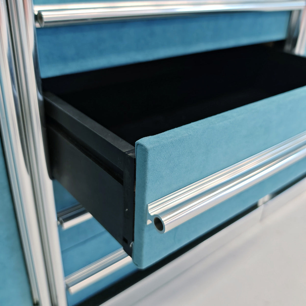 Sideboard credenza modulare Guido Faleschini per i4 Mariani (Hermès) 1970's