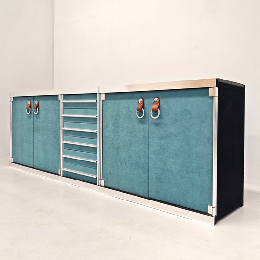 Sideboard credenza modulare Guido Faleschini per i4 Mariani (Hermès) 1970's