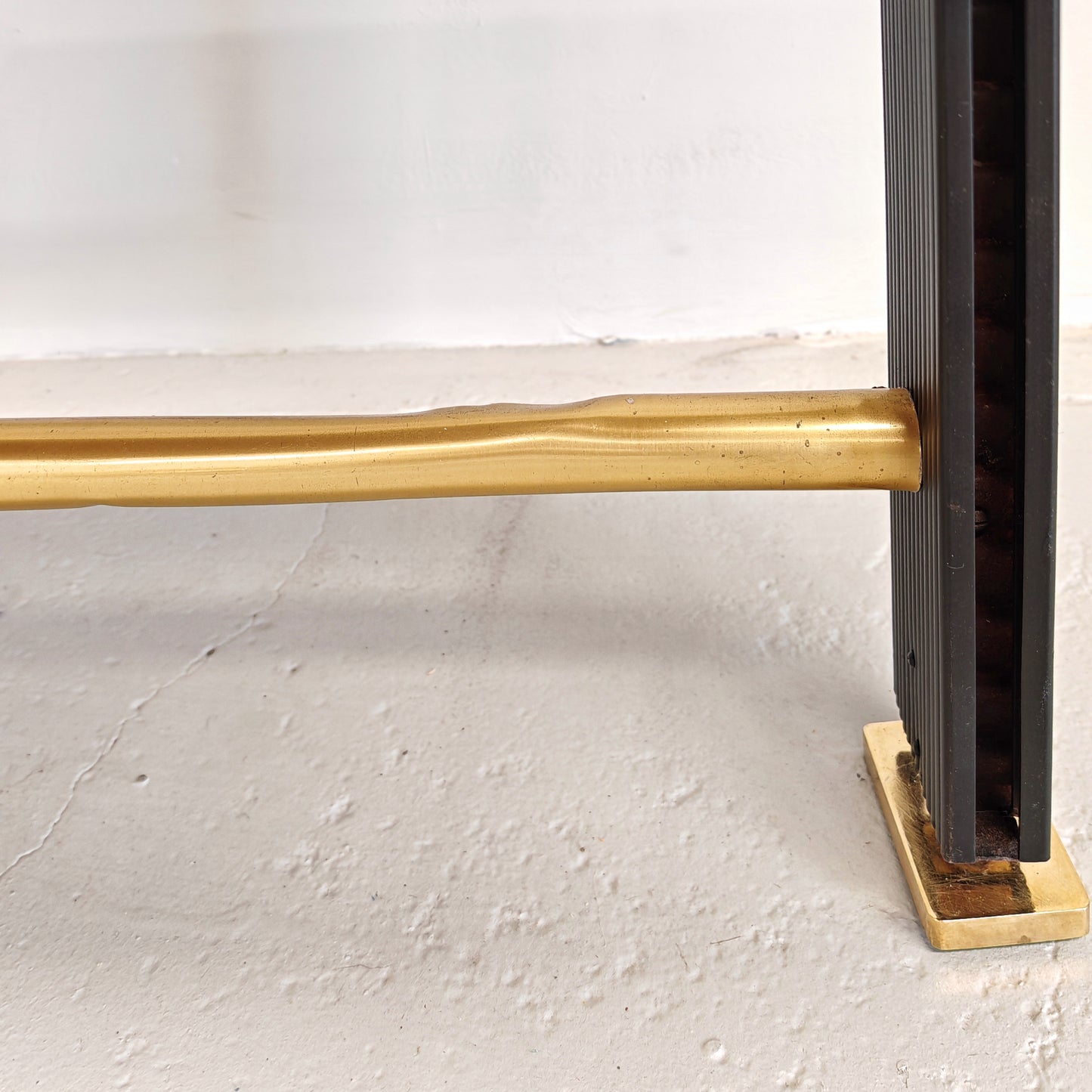 Libreria design vintage legno e ottone anni 60 produzione FEAL  - disponibili 2