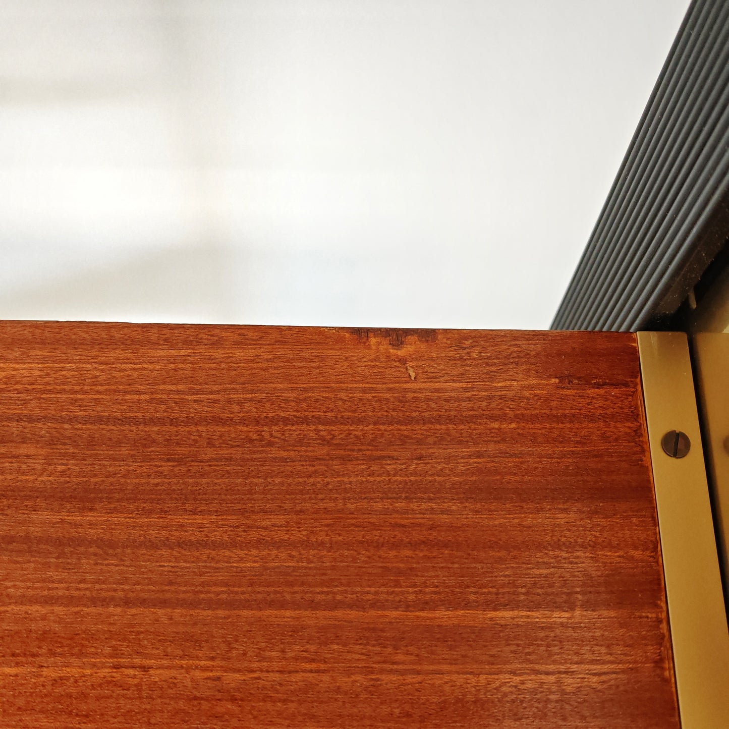 Libreria design vintage legno e ottone anni 60 produzione FEAL  - disponibili 2