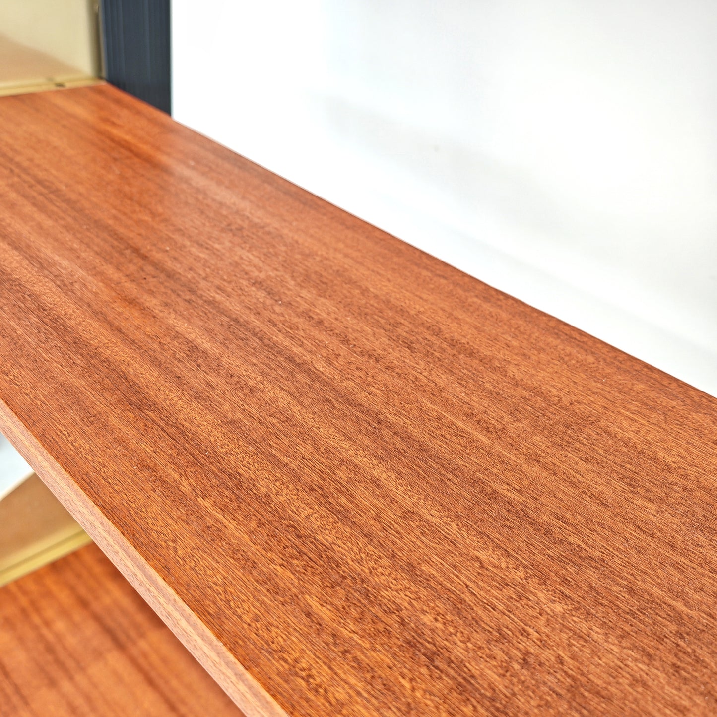 Libreria design vintage legno e ottone anni 60 produzione FEAL  - disponibili 2