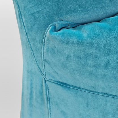 Divano modulare (8) velluto azzurro mod. Fiandra Vico Magistretti per Cassina anni 70/80