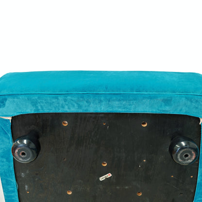 Canapé modulable (5) en velours bleu, modèle Fiandra de V. Magistretti pour Cassina, années 70/80