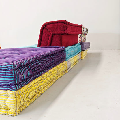 Canapé modulaire Mah Jong par Missoni, H. Hopfer pour Roche Bobois 3 places