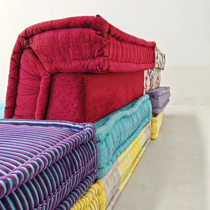 Canapé modulaire Mah Jong par Missoni, H. Hopfer pour Roche Bobois 3 places