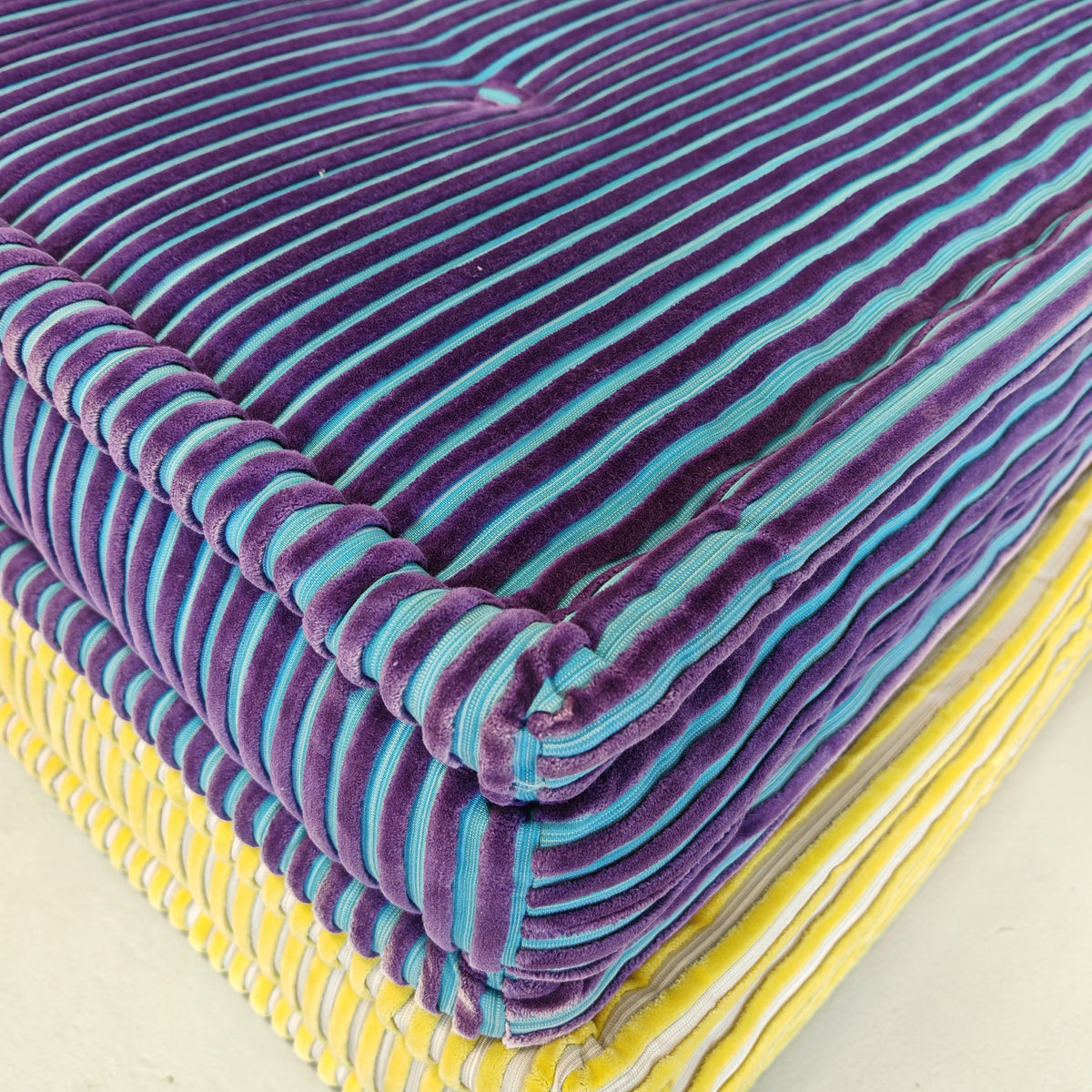 Canapé modulaire Mah Jong par Missoni, H. Hopfer pour Roche Bobois 3 places