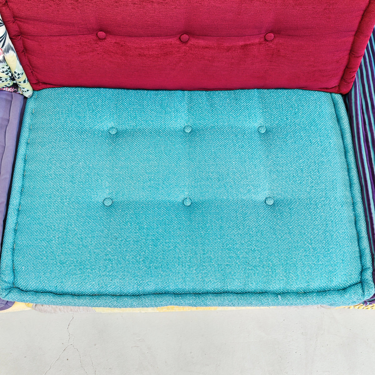 Canapé modulaire Mah Jong par Missoni, H. Hopfer pour Roche Bobois 3 places