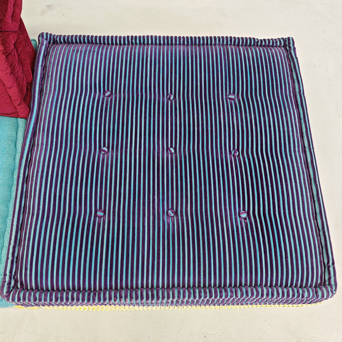 Canapé modulaire Mah Jong par Missoni, H. Hopfer pour Roche Bobois 3 places