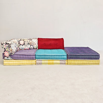 Canapé modulaire Mah Jong par Missoni, H. Hopfer pour Roche Bobois 3 places