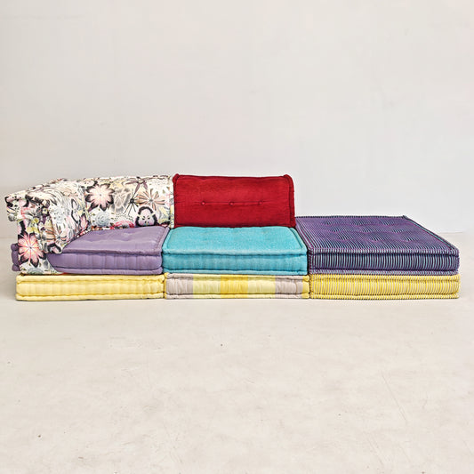 Divano modulare Mah Jong By Missoni, H. Hopfer per Roche Bobois 3 posti