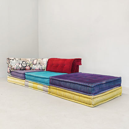 Canapé modulaire Mah Jong par Missoni, H. Hopfer pour Roche Bobois 3 places