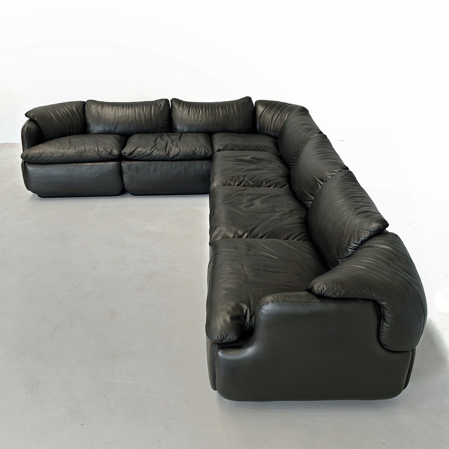 Divano Modulare Confidential Alberto Rosselli per Saporiti anni 70