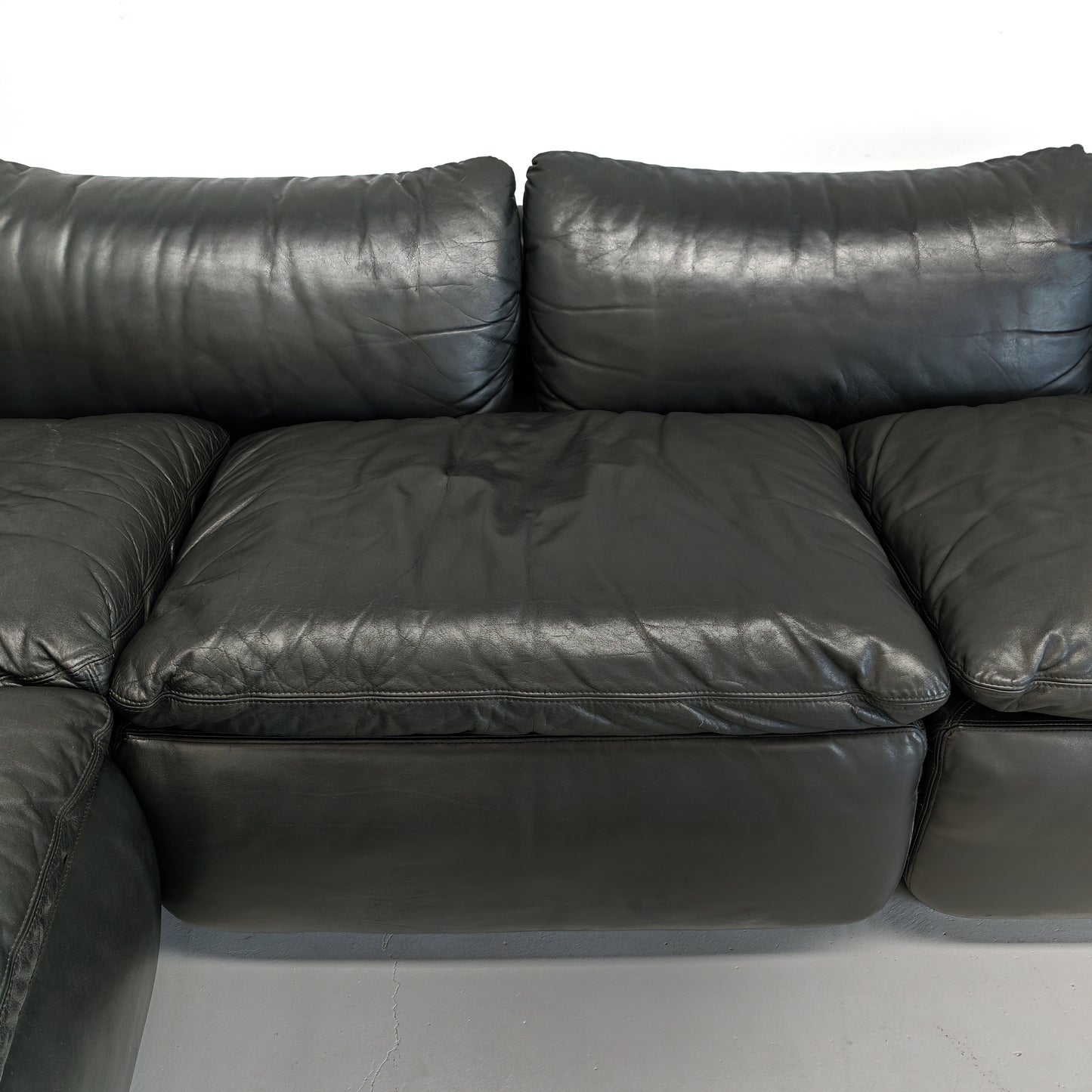 Divano Modulare Confidential Alberto Rosselli per Saporiti anni 70