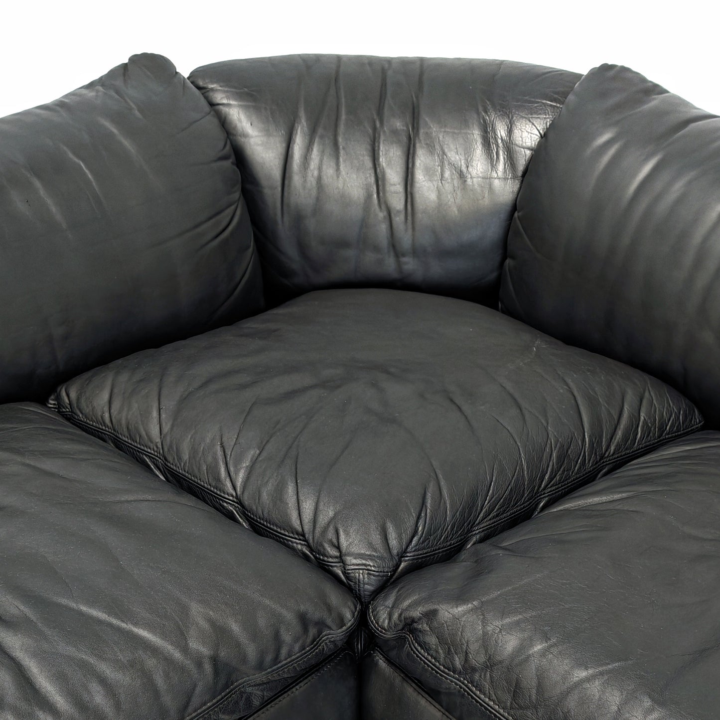 Divano Modulare Confidential Alberto Rosselli per Saporiti anni 70