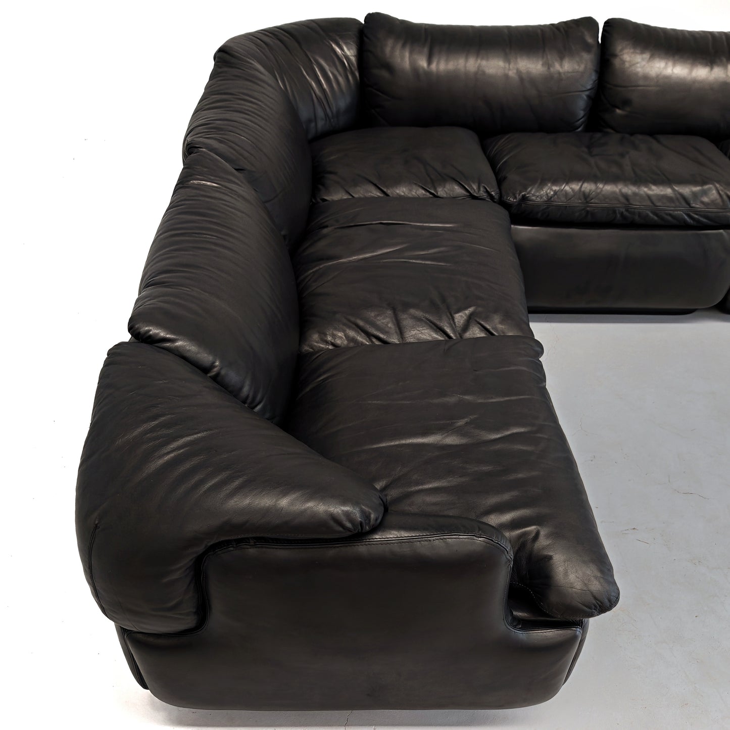 Divano Modulare Confidential Alberto Rosselli per Saporiti anni 70