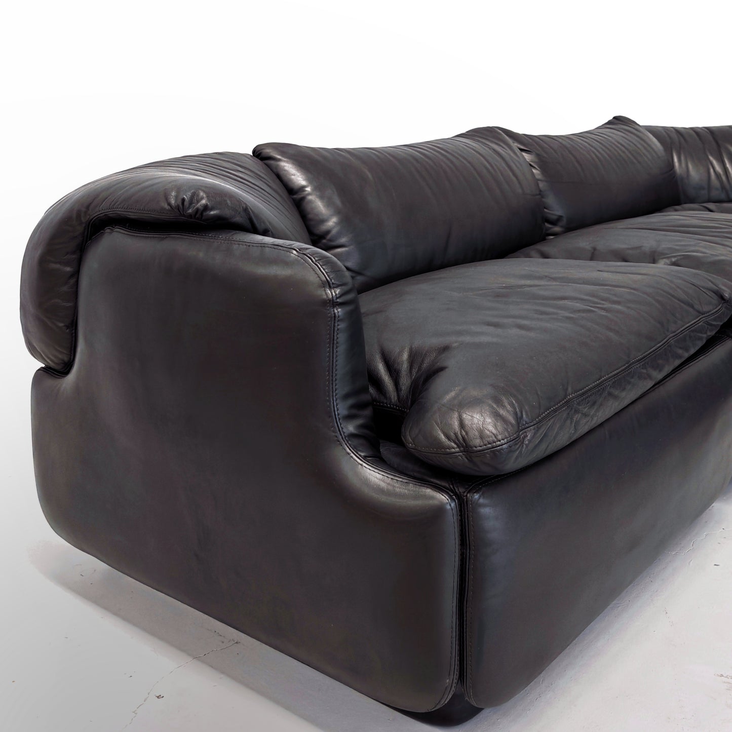 Divano Modulare Confidential Alberto Rosselli per Saporiti anni 70