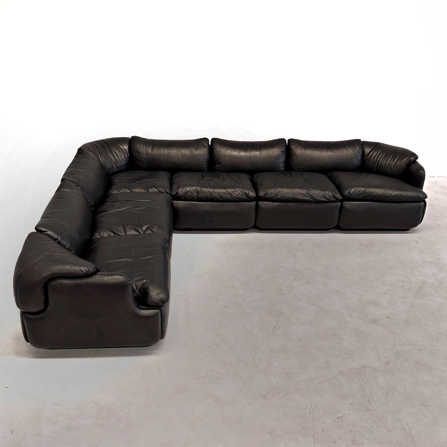 Divano Modulare Confidential Alberto Rosselli per Saporiti anni 70