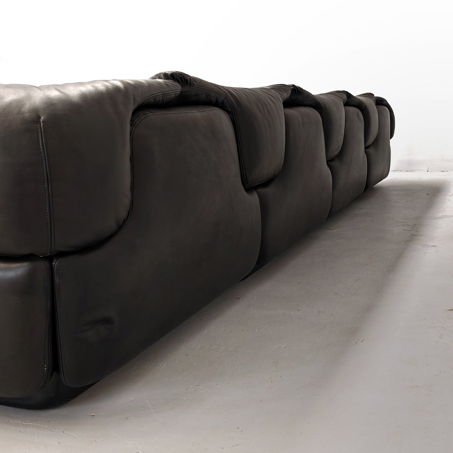 Divano Modulare Confidential Alberto Rosselli per Saporiti anni 70