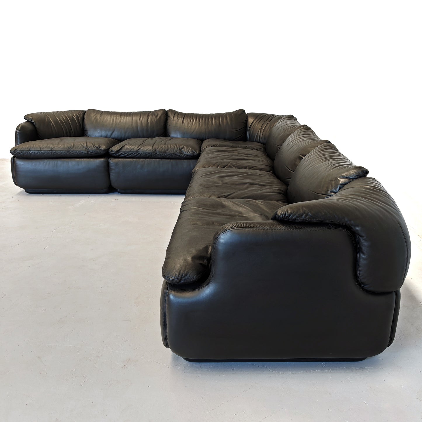 Divano Modulare Confidential Alberto Rosselli per Saporiti anni 70