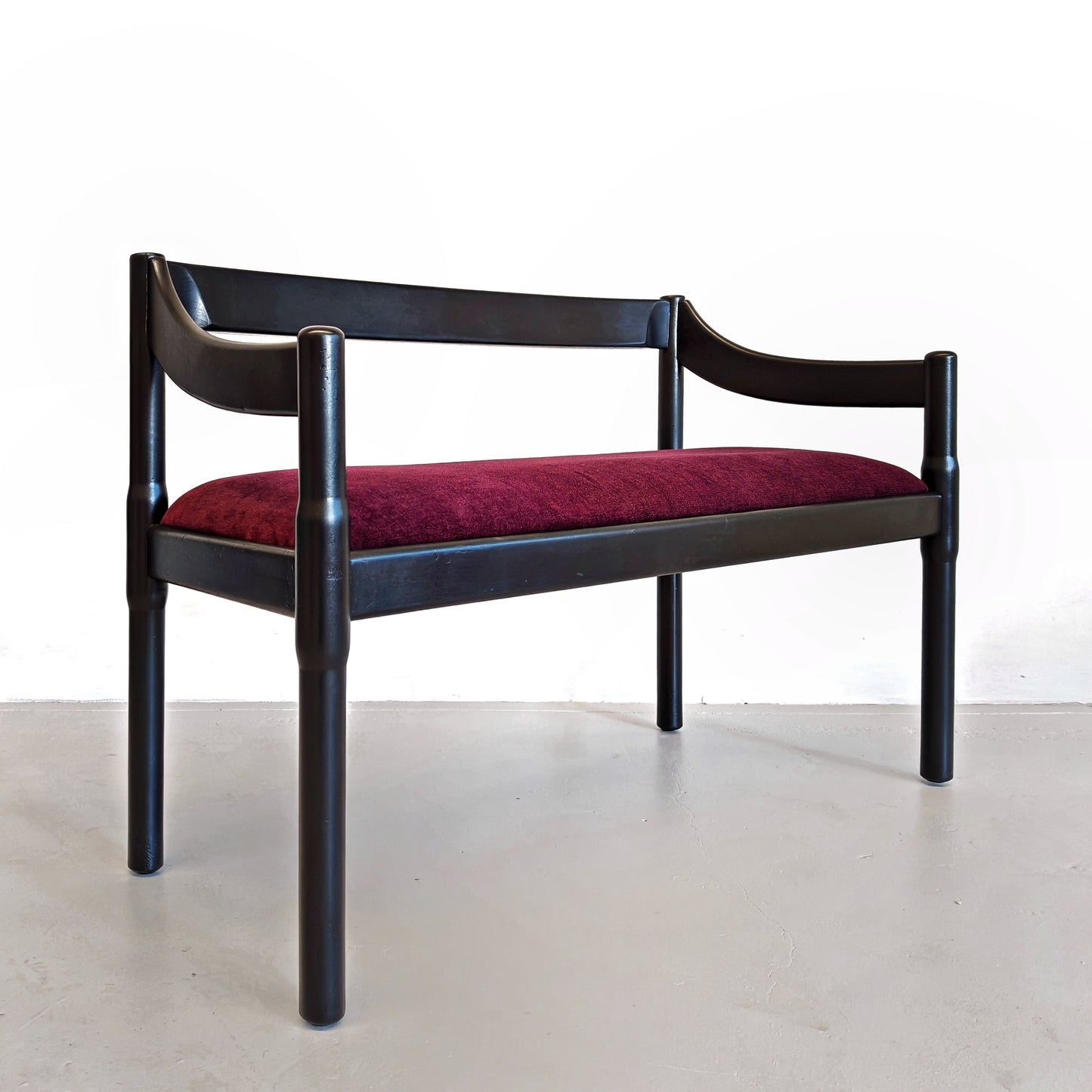 Panca divanetto "Carimate" Vico Magistretti per Cassina anni 70