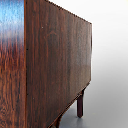 Comò cassettiera in legno G. Frattini per Bernini anni 50