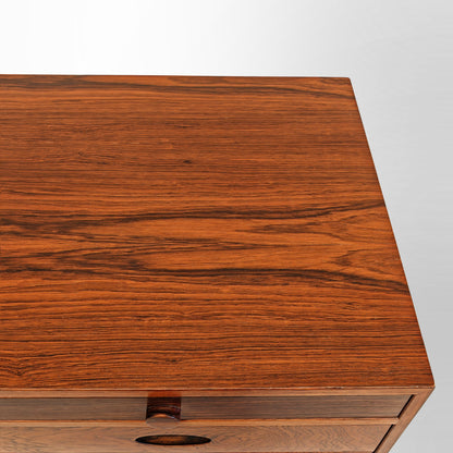 Comò cassettiera in legno G. Frattini per Bernini anni 50