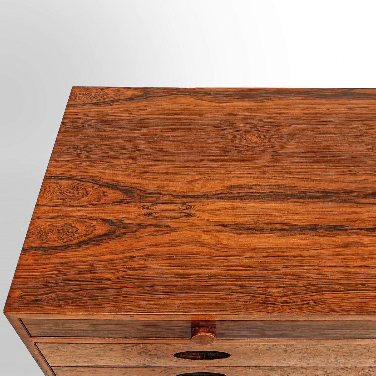 Comò cassettiera in legno G. Frattini per Bernini anni 50