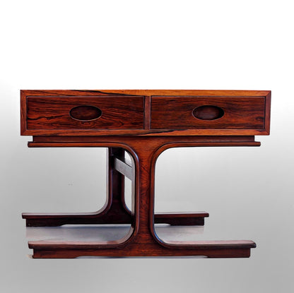 Tables de chevet en bois G. Frattini pour Bernini, années 50