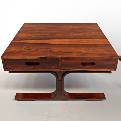 Tables de chevet en bois G. Frattini pour Bernini, années 50