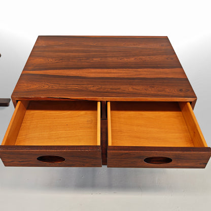 Tables de chevet en bois G. Frattini pour Bernini, années 50
