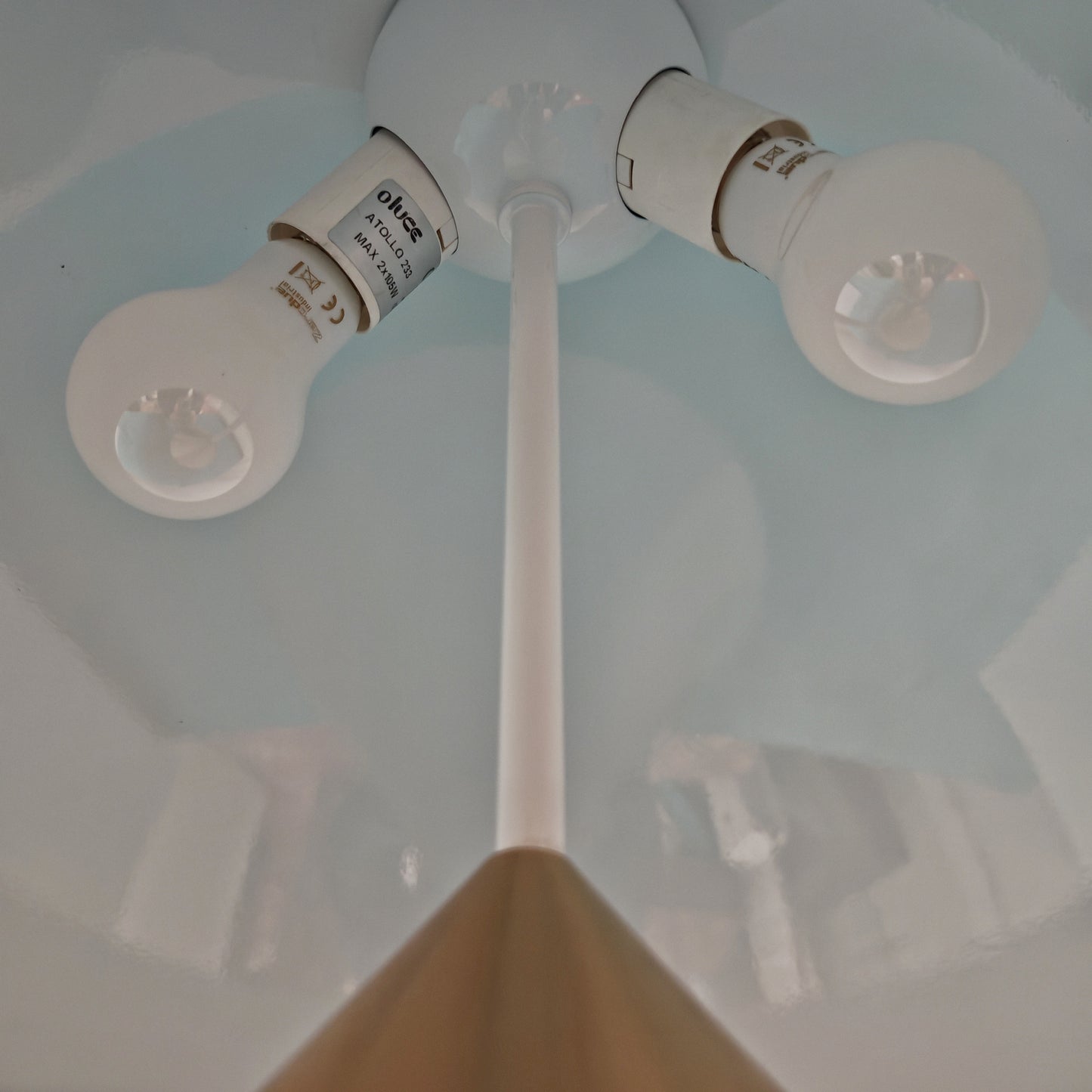 Lampada Atollo (Grande) Vico Magistretti per Oluce Metallo Oro