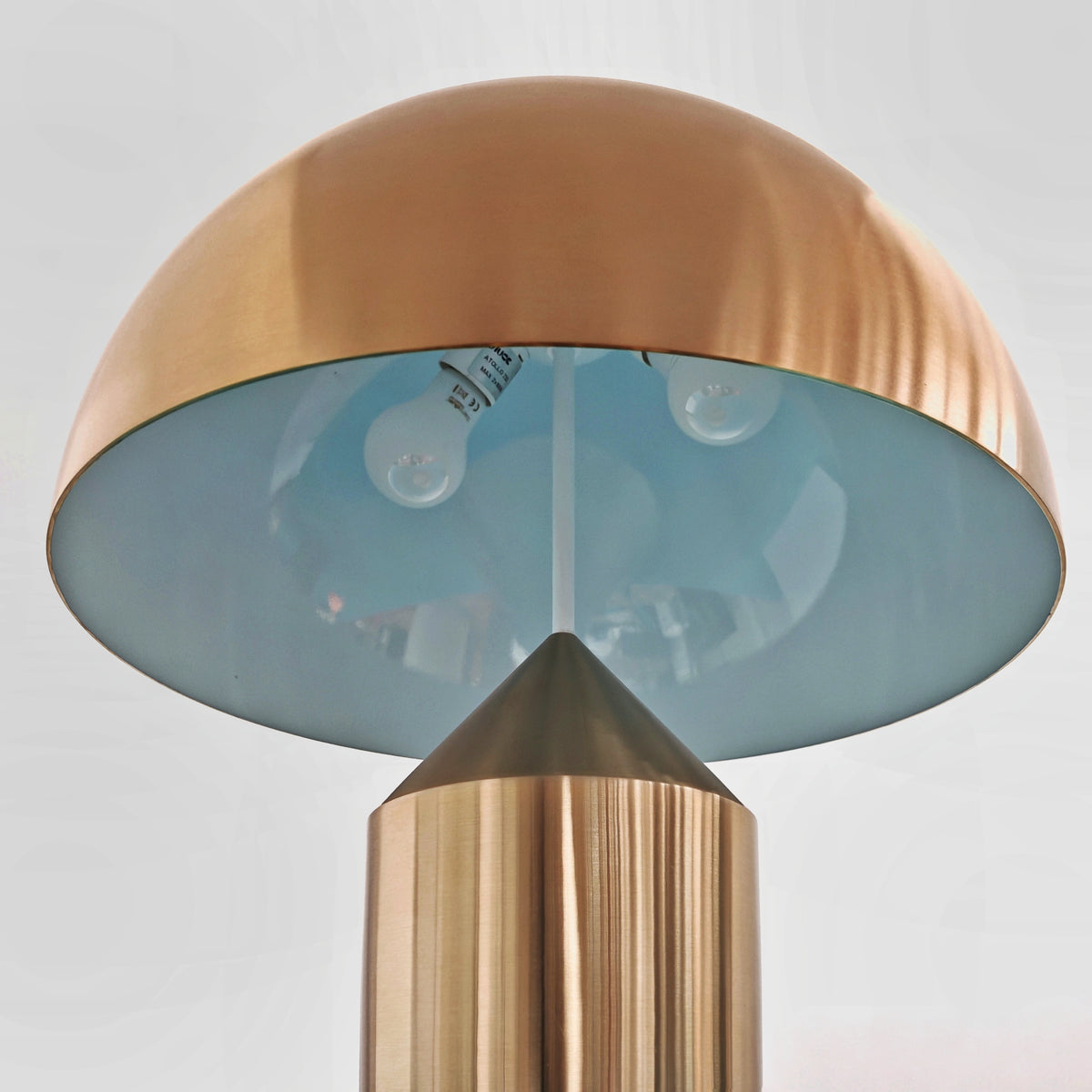 Lampe Atollo (Grande) Vico Magistretti pour Oluce métal or